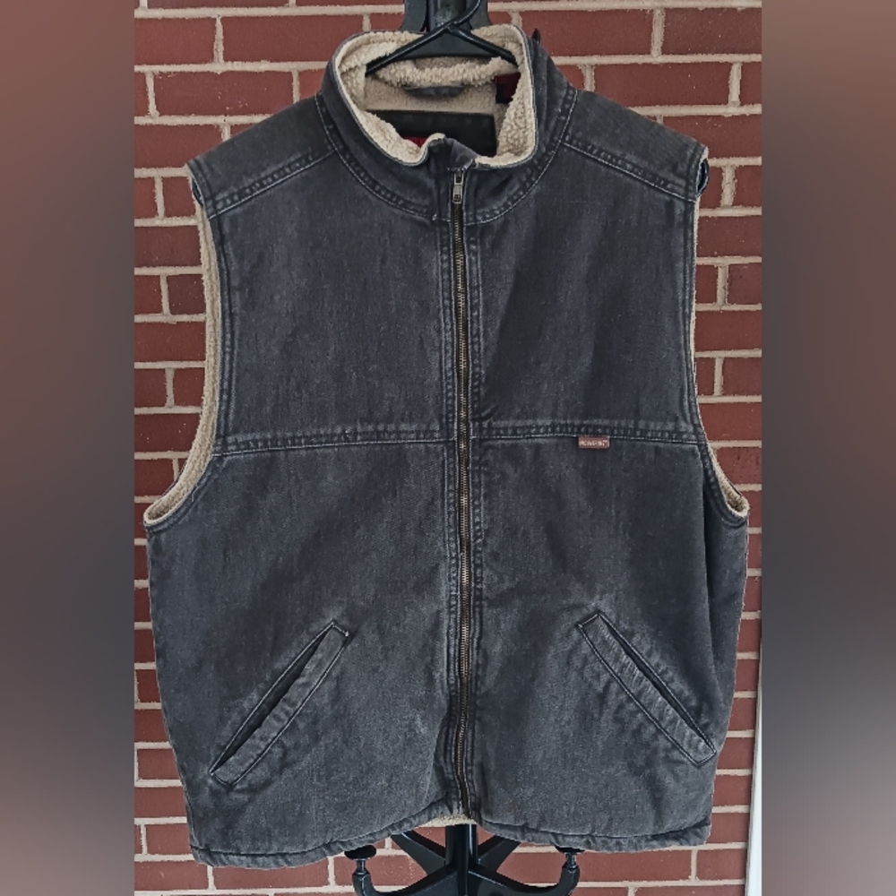 Wolverine Gray Sherpa-Lined Vest